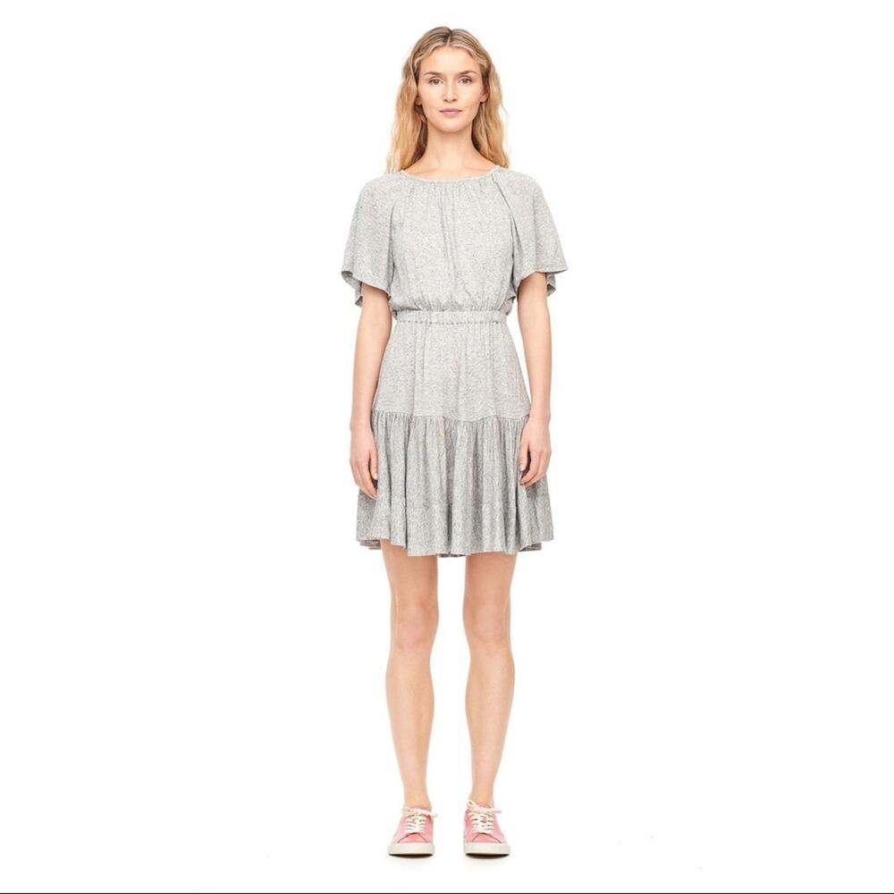 Rebecca Taylor Gathered Jersey Dress Size Small